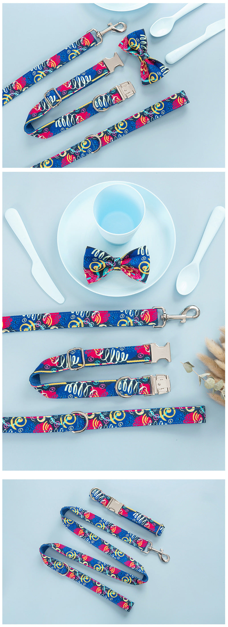 Elevate Your Dog's Style with Our Stylish Dog Collar and Leash Set